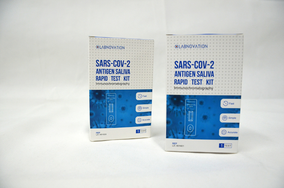 Profesional RTK 1 Test Cov-19 Kit Uji Antigen Saliva Spesifisitas Tinggi