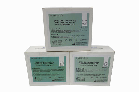 20 Tes CoV-19 Neutralizing Antibody Rapid Test Kit Akurasi 95 Persen