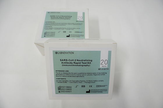 ISO9001 Universal Neutralizing Antibody Test Kit Spesimen Plasma Serum Darah Utuh