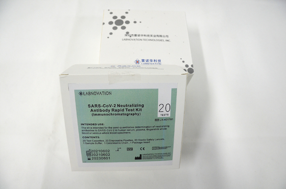 95% Akurasi NAbs, Kit Uji Antibodi Penetralisir Imunokromatografi