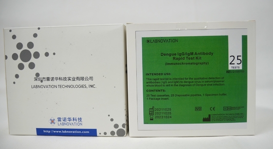 OEM ODM IVD 25 Tes Dengue IgG IgM Rapid Test Kit