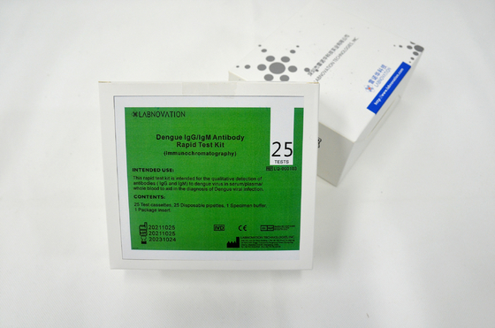 Interpretasi Visual Kit Tes Cepat Dengue IgG IgM Sensitivitas Tinggi Spesifisitas