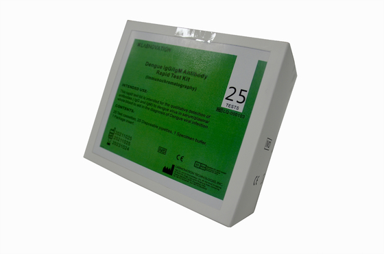 Interpretasi Visual Kit Tes Cepat Dengue IgG IgM Sensitivitas Tinggi Spesifisitas