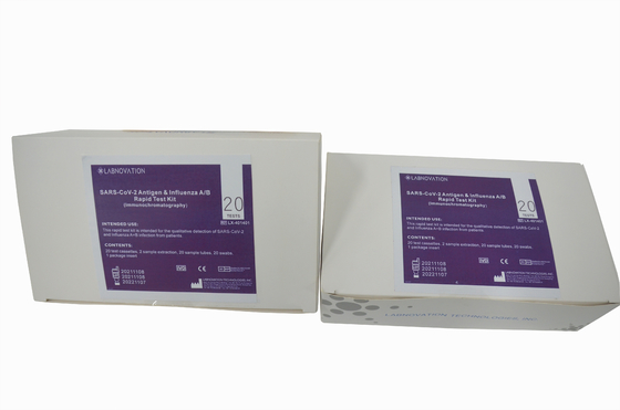 Nasal Swab COVID-19 Antigen Influenza AB Test Kit Akurasi 90%