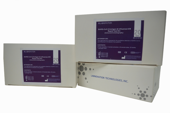 Labnovation Fast Antigen Influenza AB Test Kit 20 Kaset Tes