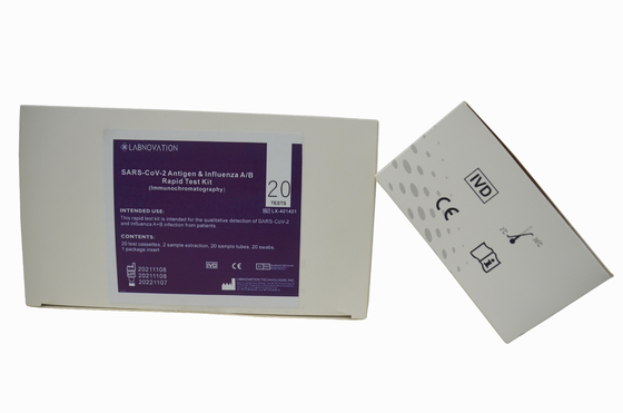 15 Menit Kit Uji AB Antigen Influenza SARS-CoV-2 Untuk Deteksi Asam Nukleat