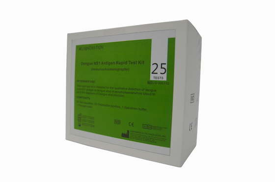 ISO9001 15 Min Dengue NS1 Ag Rapid Test Kit Untuk Deteksi Kualitatif