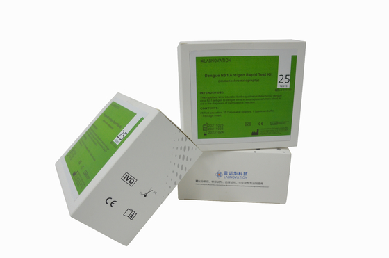 Kaset Dengue NS1 Rapid Test Kit Serum Darah Seluruh Kit Diagnostik Antigen Plasma