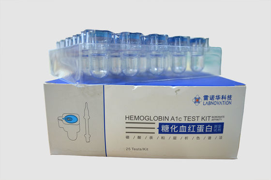 LD100 POCT Hematologi HbA1c Test Analyzer Boronate Affinity Hemoglobin A1c Test Kit