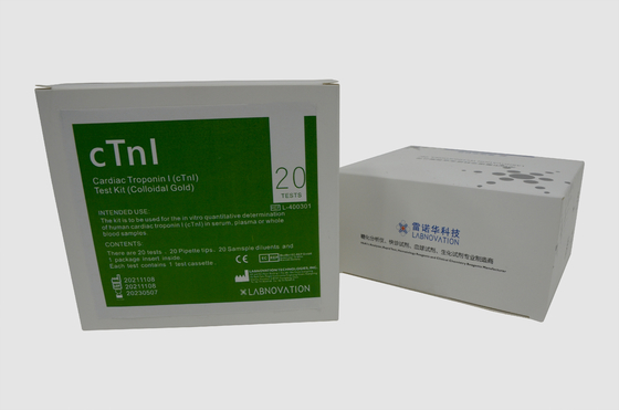 Whole Blood Cardiac Troponin I CTnI POCT Test Kit Sandwich Immunoassay