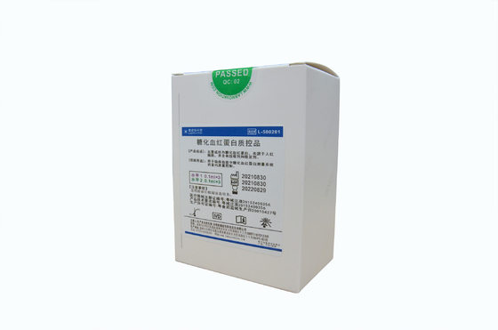 Kontrol Hemoglobin Terglikosilasi LD500 HbA1c Analyzer Patuhi SOP Laboratorium