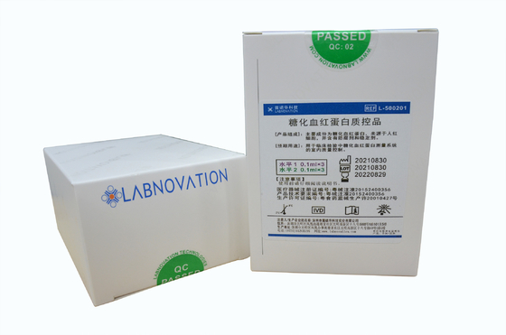 Kontrol Hemoglobin Terglikosilasi LD500 HbA1c Analyzer Patuhi SOP Laboratorium