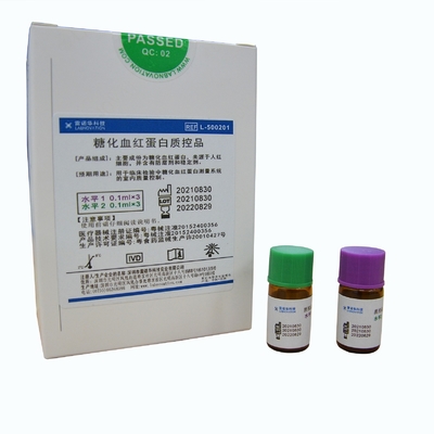 Kontrol Hemoglobin Terglikosilasi LD500 HbA1c Analyzer Patuhi SOP Laboratorium