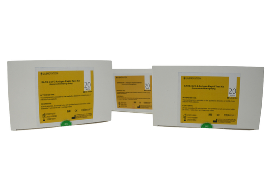 Diagnostik SARS-CoV-2 Antigen Rapid Test Kit Bersertifikat CE 20Tests/Kit